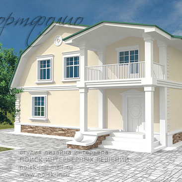 Архитектурные проекты домов в классическом стиле.