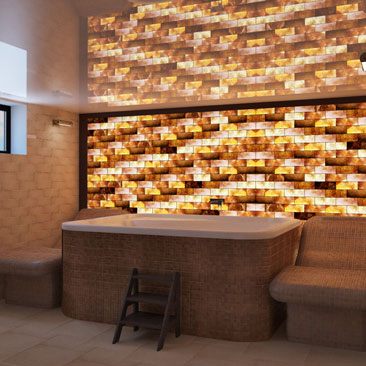 Домашняя сауна со SPA–зоной, фото.