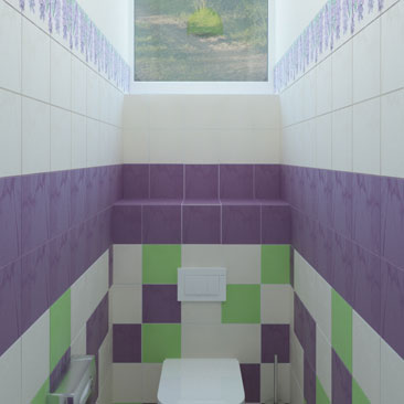 Детский туалет - дизайн, интерьер, проект.
